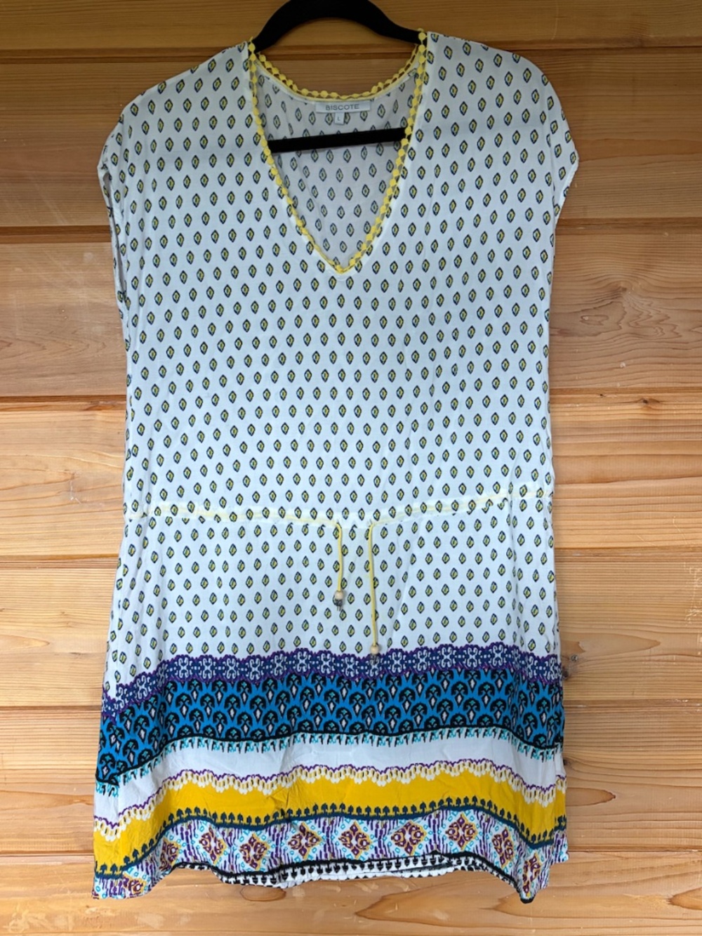 Biscote Paris Printed Mini Dress